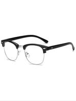 Anti-blue Light Semi-frame Eyeglasses for Women & Men, Trendy Frames Glasses Daily Clothing Decor, 2025 Women & Men Glasses F...