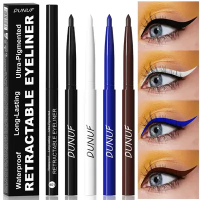 Long Lasting Eyeliner, 1 Count Waterproof & Sweat Proof Eyeliner Pen, Easy Coloring Eyeliner, Eye Makeup Tool for Women & Gir...