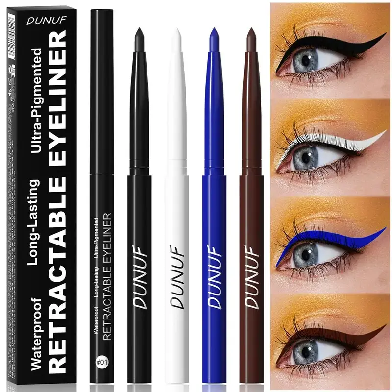 Long Lasting Eyeliner, 1 Count Waterproof & Sweat Proof Eyeliner Pen, Easy Coloring Eyeliner, Eye Makeup Tool for Women & Gir...