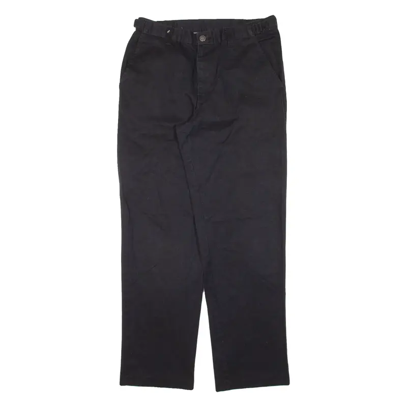 DICKIES Workwear Mens Trousers Black Regular Straight W30 L32