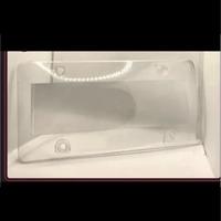 StealthShield Clear Plate Number Cover - Anti-Camera Design for Off-Road Use & Photography