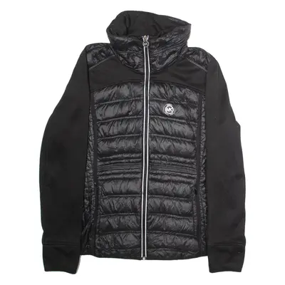 MICHAEL KORS Womens Puffer Jacket Black L