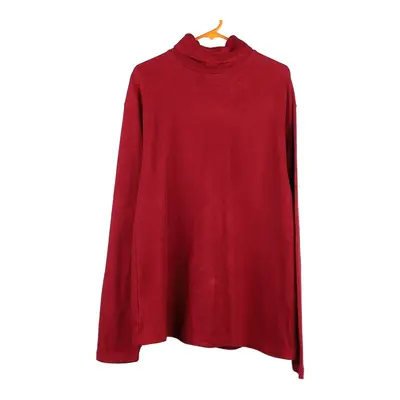 Tommy Jeans Rollneck - Large Red Cotton