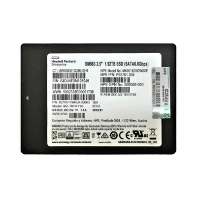 HP MK001920GWSSE | 1.92TB SATA 6Gb/s Hot-Pluggable Mixed Use 2.5-Inch Enterprise Solid State Drive for ProLiant Server and St...