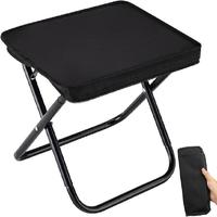 Portable Folding Camping Stool, Lightweight Folding Stool with Carry Bag, Collapsible Folding Chair, Portable Camping Chair, ...