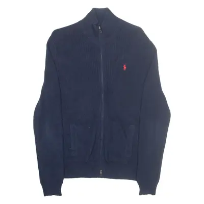 POLO RALPH LAUREN Mens Jumper Blue Tight Knit L