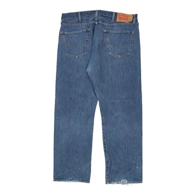 501 Levis Jeans - 36W 31L Blue Cotton