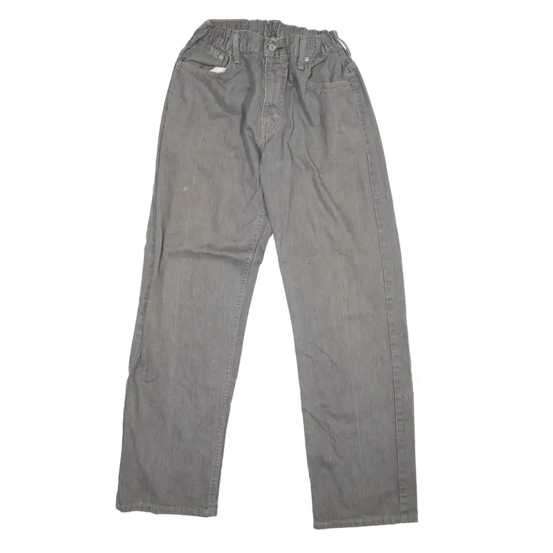 LEVI'S 569 Jeans Grey Denim Loose Straight Mens W34 L34