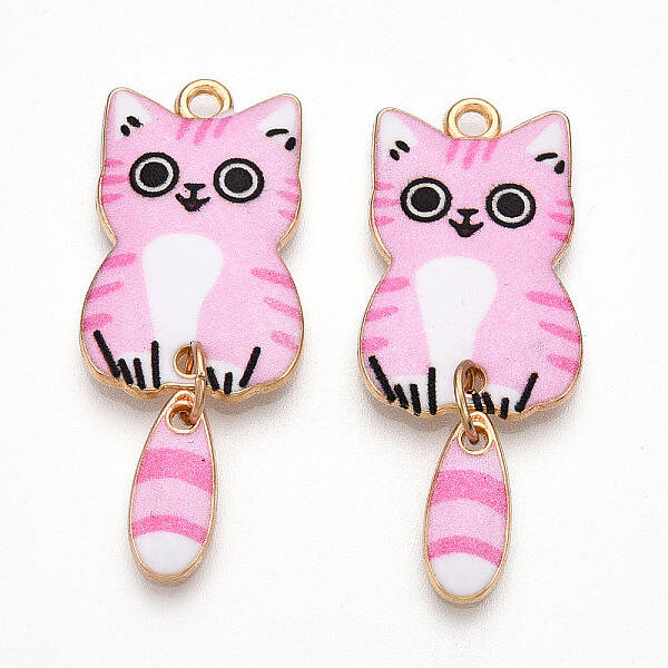 Alloy Enamel Pendants