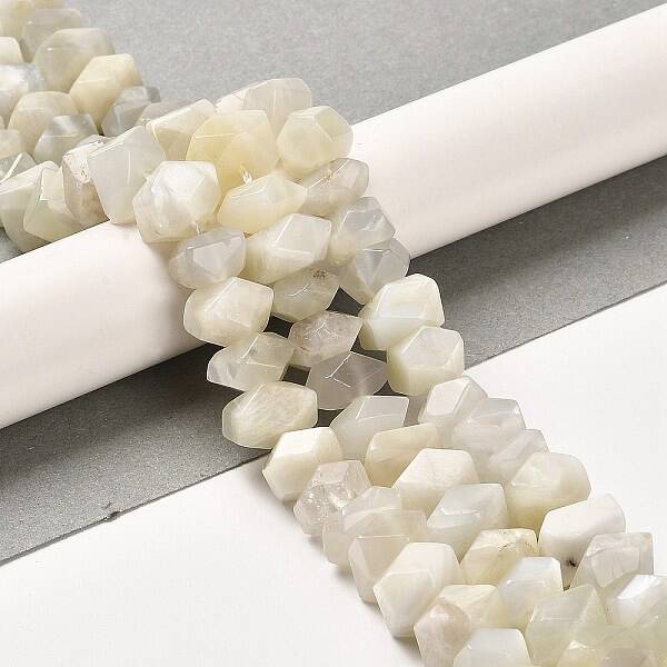 Natural White Moonstone Beads Strands