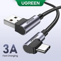 UGREEN 90-Degree USB to USB-C Cable. Fast Charging for iPhone 16 Pro Max/Plus, Android. Durable Cellphone Charger Cord -Deals...
