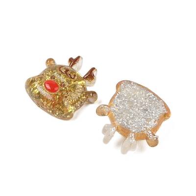 Christmas Series Cute Transparent Resin Decoden Cabochons