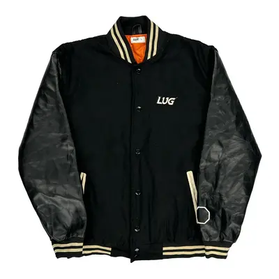 Keep The Dream Alive Lug Varsity Jacket - Large Black Wool Blend