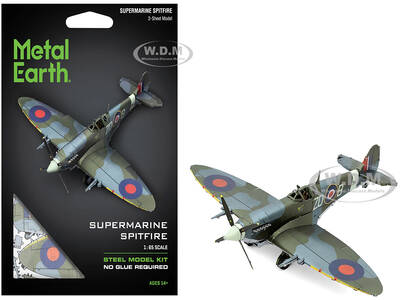 Model Kit Supermarine Spitfire Fighter Aircraft \