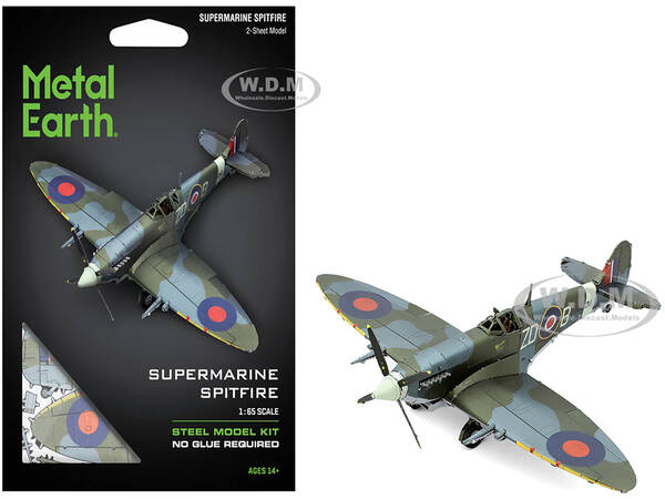 Model Kit Supermarine Spitfire Fighter Aircraft \