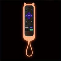 Luminous Remote Control Cover, Remote Organizer Storage Case with Lanyard, Christmas Decor Remote Control Protector Compatibl...