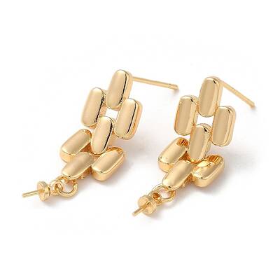 Brass Stud Earring Findings