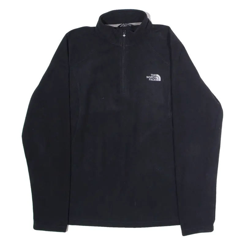 THE NORTH FACE Womens Fleece Black 1/4 Zip XL