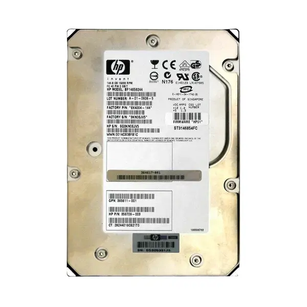 359709-003 HP 146GB 2Gb/s Fibre Channel 15000 3.5-inch Hard Drive