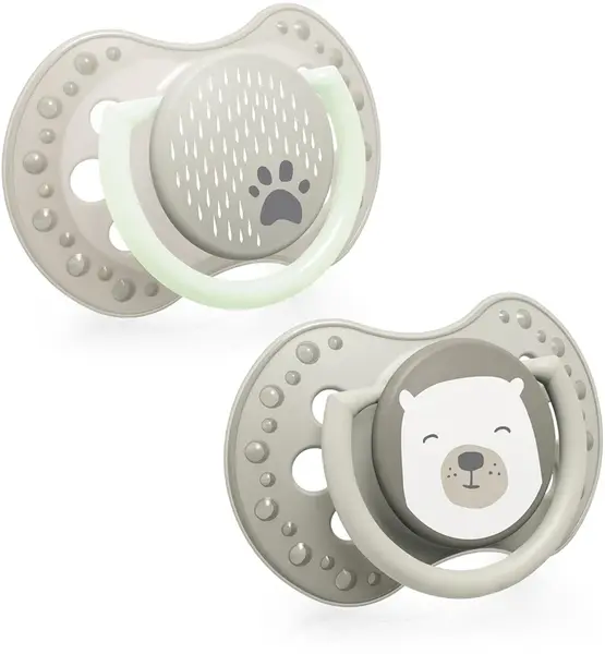 LOVI Buddy Bear pacifier 3-6 m 2 pieces