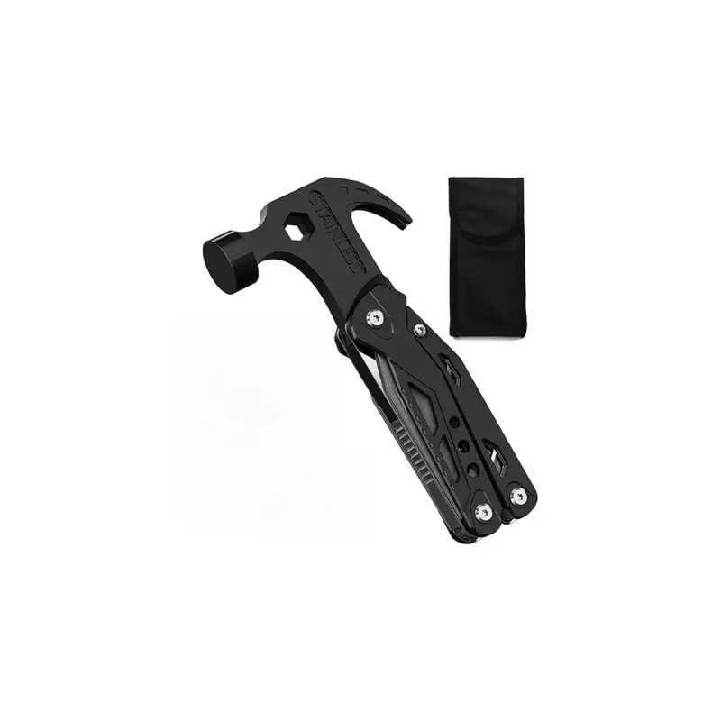 Multitool Hammer 14 in 1 Mini Hammer multitool with Pliers Claw Hammer Multi Tool with Screwdrivers, Multitool Pocket Clip, N...