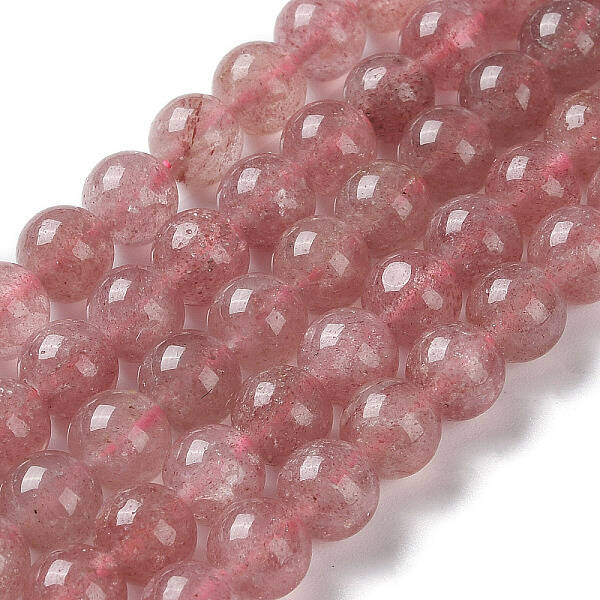 Natural Strawberry Quartz Beads Strands