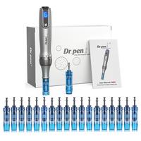 Dr.-Pen Electric M8S Dermapen Pen, Tool Auto Pen Care Tool with 22 Pcs replacements - 12Pin x10 + 18Pin x12