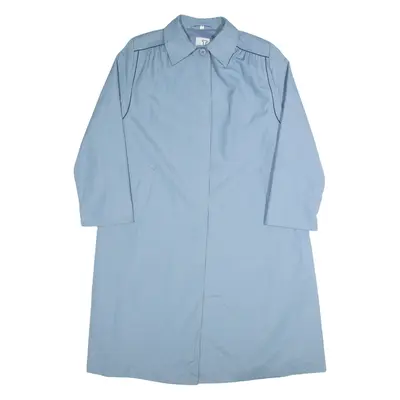 EN JUNGE MODEL Womens Trench Coat Blue 90s L