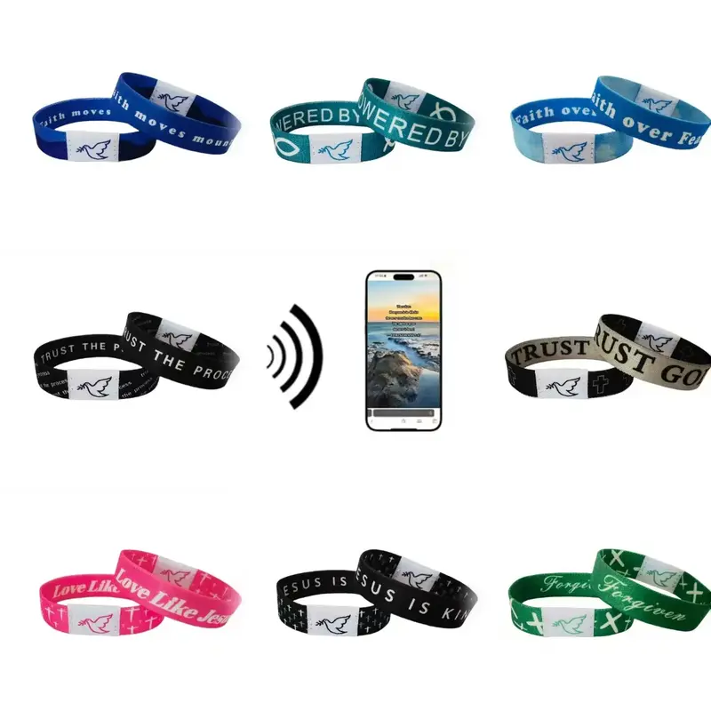 Daily Bible Verse Bracelet   Christian Devotional Bible Verse Bracelet Jesus Bracelet Cross bracelet