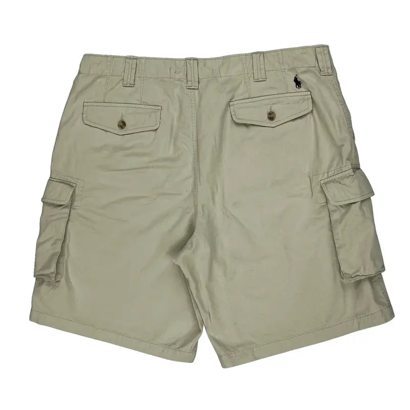 Ralph Lauren Cargo Shorts - 39W 10L Beige Cotton | Size: 39″ waist