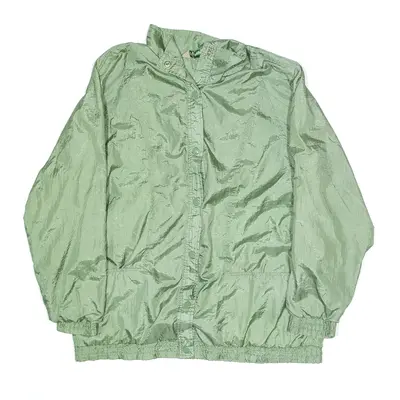 HABAND Shell Jacket Green 90s Womens L