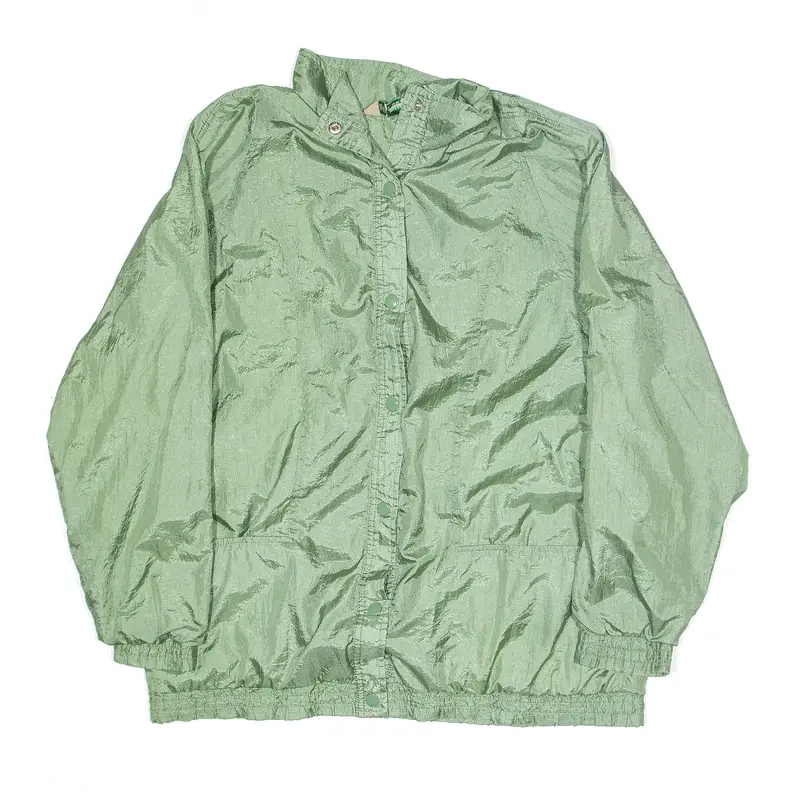 HABAND Shell Jacket Green 90s Womens L