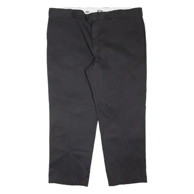 DICKIES 874 Workwear Mens Trousers Black Regular Straight W46 L30