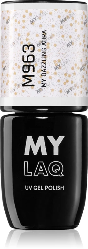 MYLAQ My Aura gel nail polish color My Dazzling Aura 5 ml
