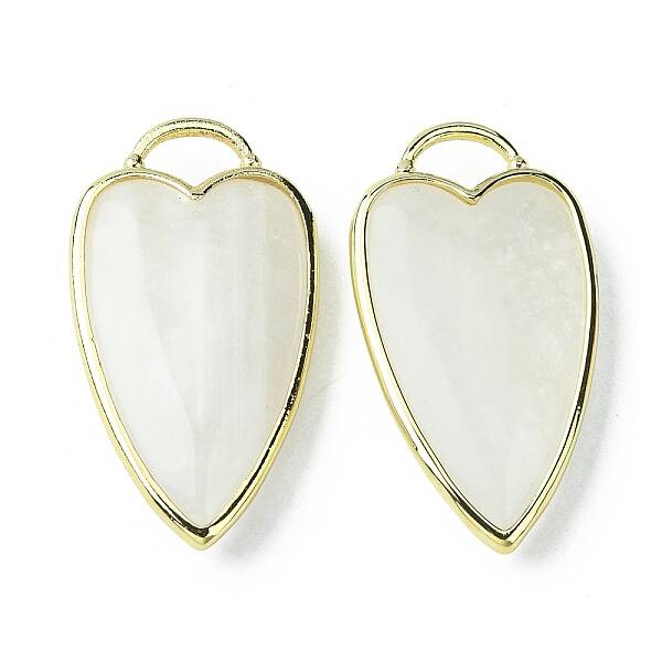 Natural White Moonstone Pendants
