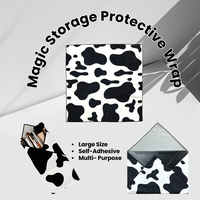 The Magic Wrap, The Magic Self-adhesive Wrap for packing,Magic cloth bag, Make up cloth, Easy-adjust Traveling bag, Easy-stor...