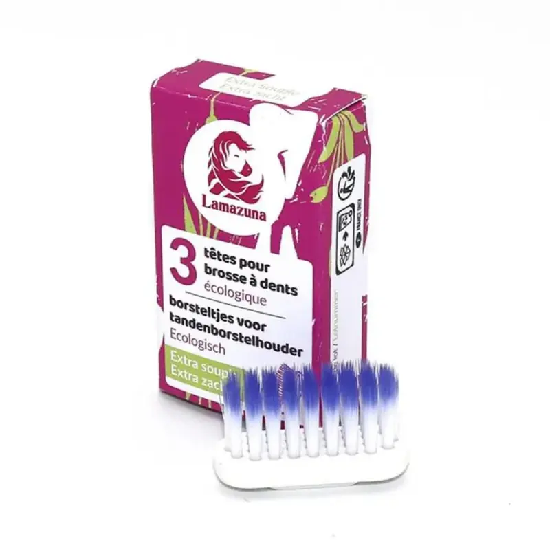 Lamazuna Extra Soft Brush Brush Refill x3
