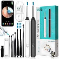 Electric Ear Wax Removal Tool with Camera, Ear Cleaner with 6 Counts Ear Pick Accessories & 8 Counts Ear Cleaning Tools, Earw...