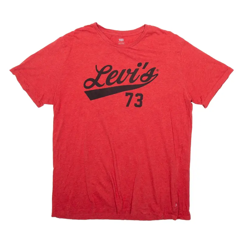 LEVI'S Mens T-Shirt Red XL