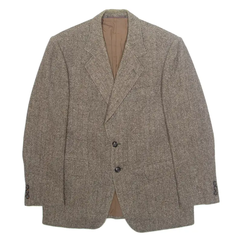 RITEX Mens Blazer Jacket Brown Wool L