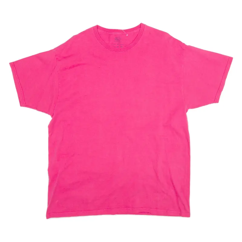 FRUIT OF THE LOOM Womens T-Shirt Pink XL