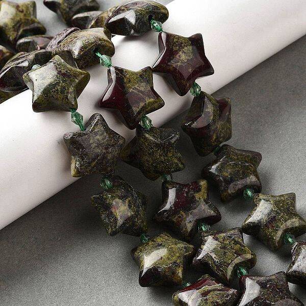 Natural Dragon Blood Beads Strands