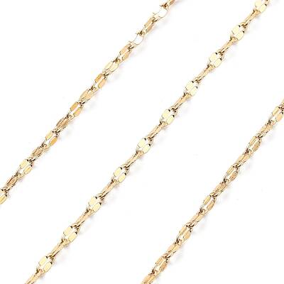 10M Brass Coffee Bean Chains