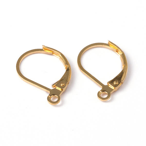 Brass Leverback Earring Findings