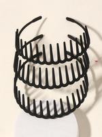 Solid Color Non-slip Hair Hoop, Hair Accessories for Women & Girls, Minimalist Headwear Suitable for Party, Daily Clothing De...