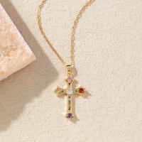 Ferrberty Cross necklace  for men and women 14K Gold plated suitable for daily party costume decoration of women/men/girls, f...
