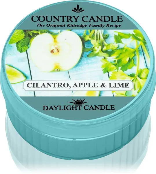 Country Candle Cilantro, Apple & Lime Tea Light Candle 42 G