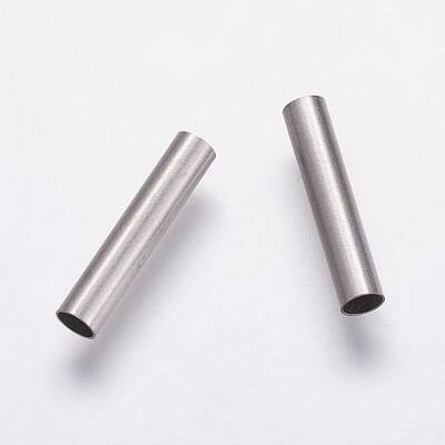 Tarnish Resistant 304 Stainless Steel Tube Beads