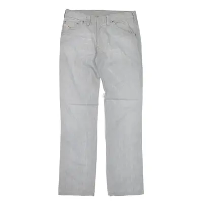 DIESEL Trousers Silver Regular Straight Womens W31 L33