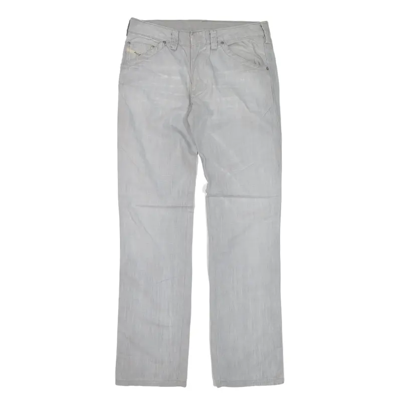 DIESEL Trousers Silver Regular Straight Womens W31 L33